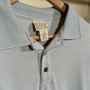 Jos A Bank Textured Weave Polo Shirt